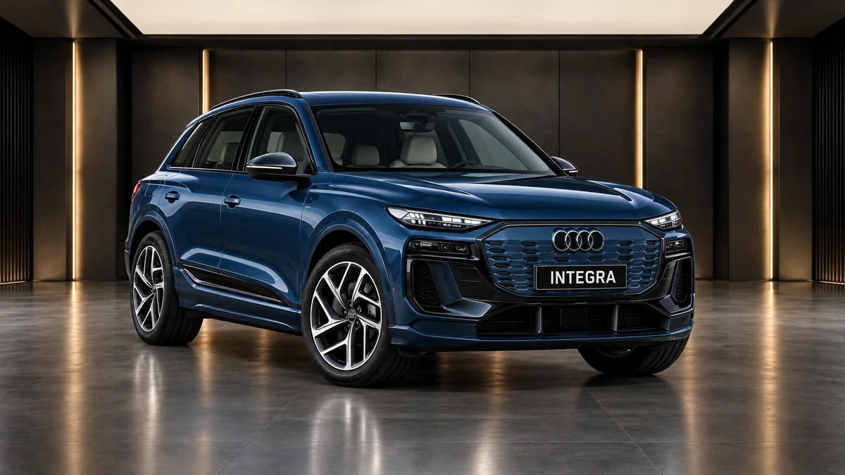 Студийная визуализация AUDI Q6 e-tron SUV 2025
