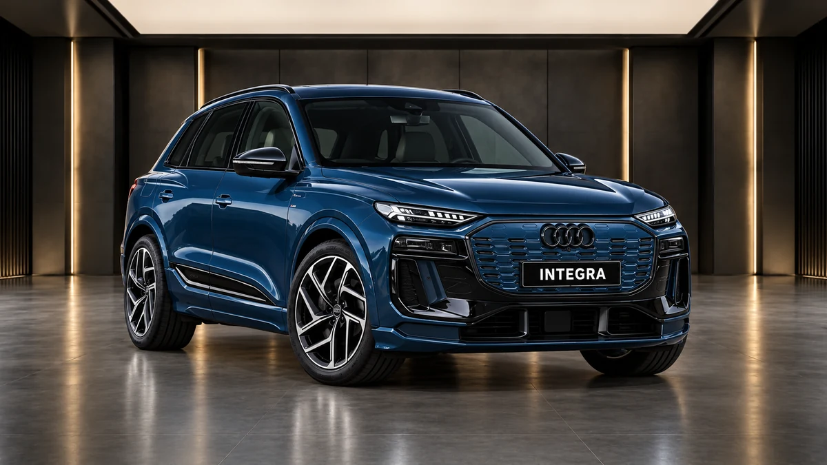 Студийная визуализация AUDI Q6 e-tron SUV 2025