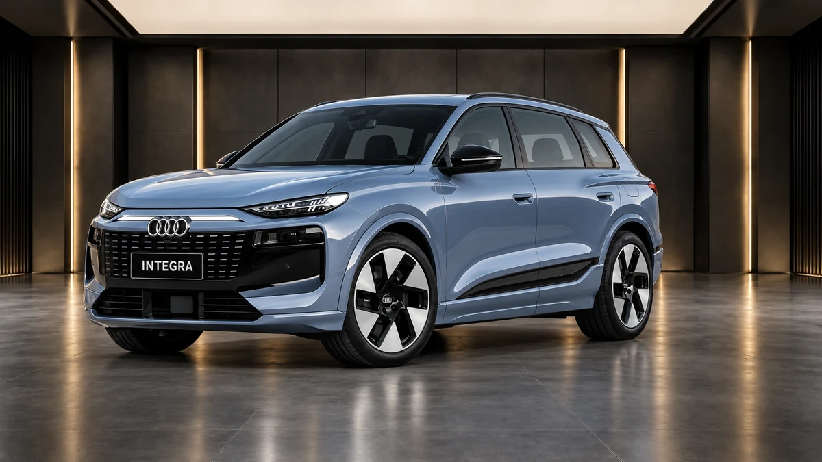 Студийная визуализация AUDI Q6L e-tron SUV 2025