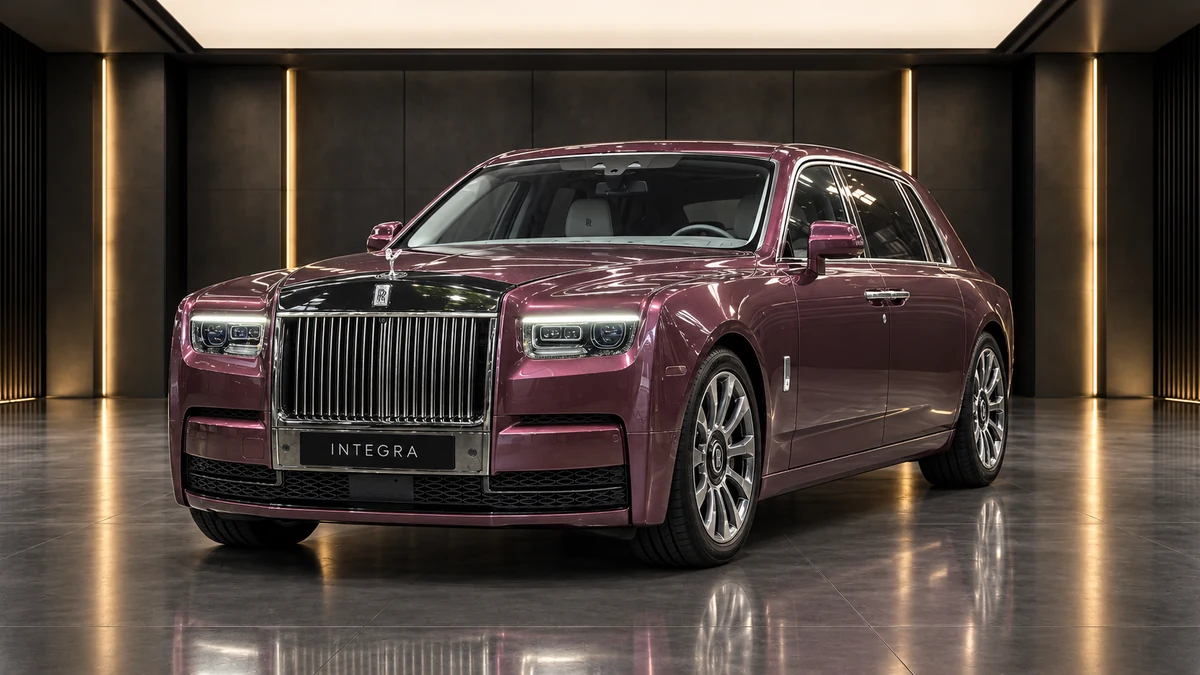 Студийная визуализация ROLLS-ROYCE Phantom LWB 2018