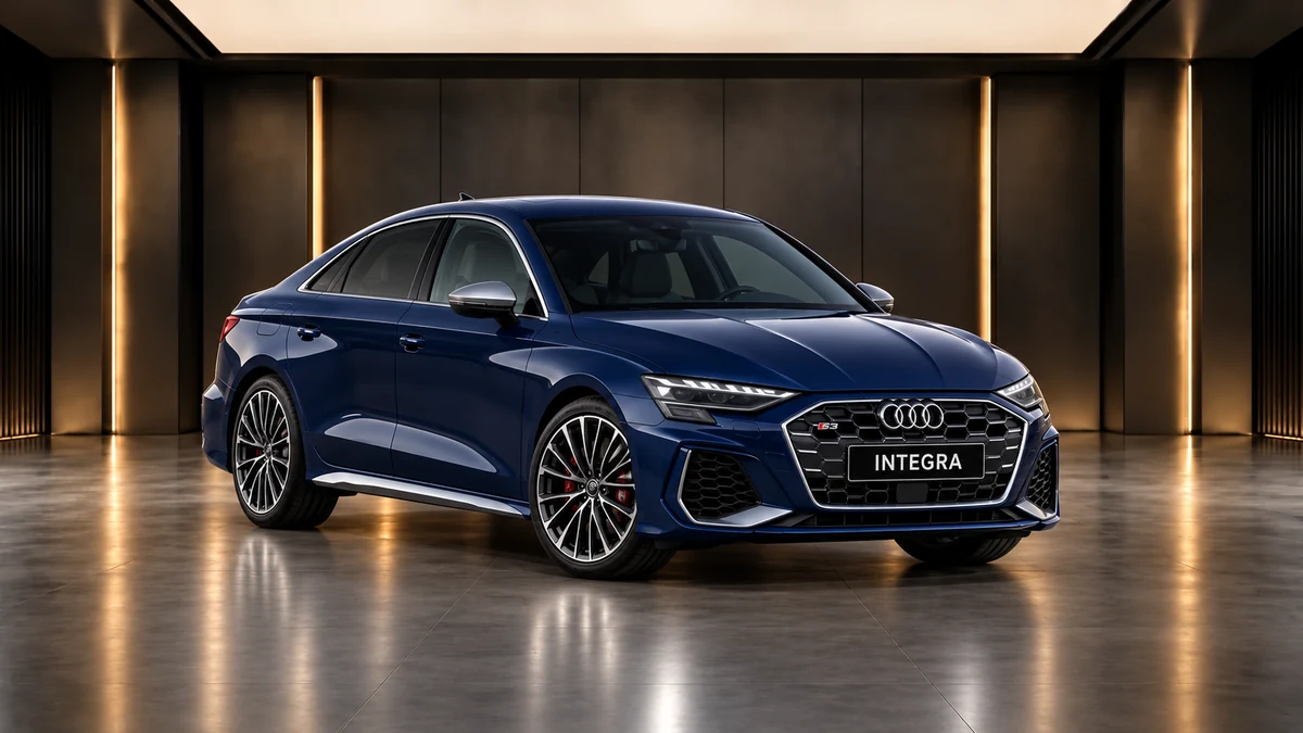 Студийная визуализация AUDI S3 Sedan 2025