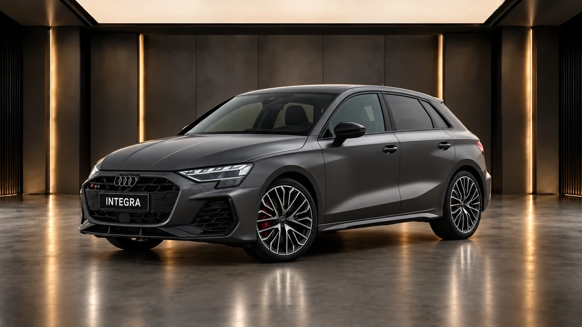 Студийная визуализация AUDI S3 Sportback 2025