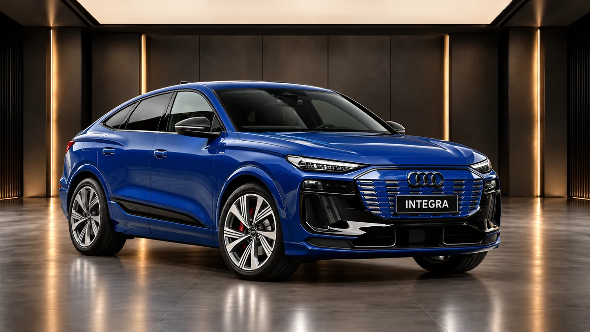Студийная визуализация AUDI SQ6 e-tron Sportback 2025