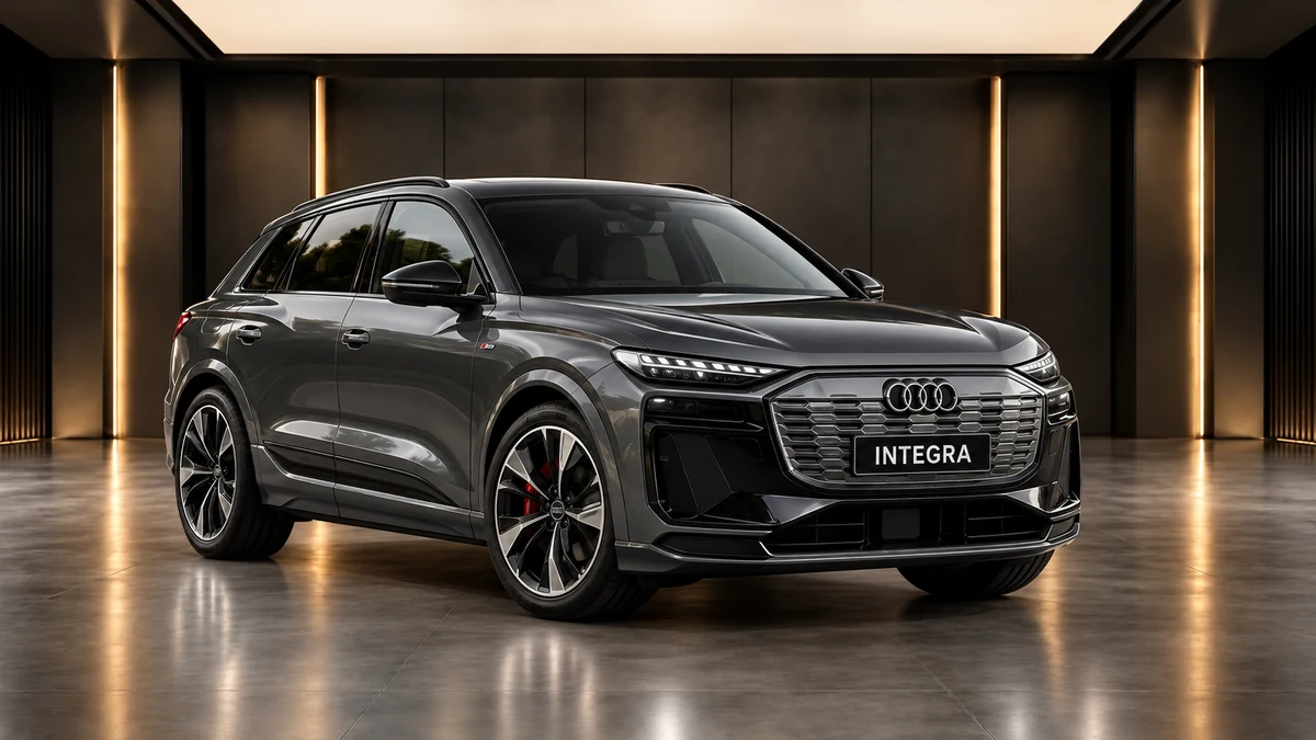 Студийная визуализация AUDI SQ6 e-tron SUV 2025