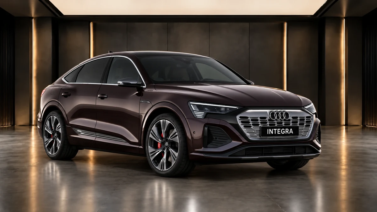 Студийная визуализация AUDI Q8 e-tron Sportback 2024