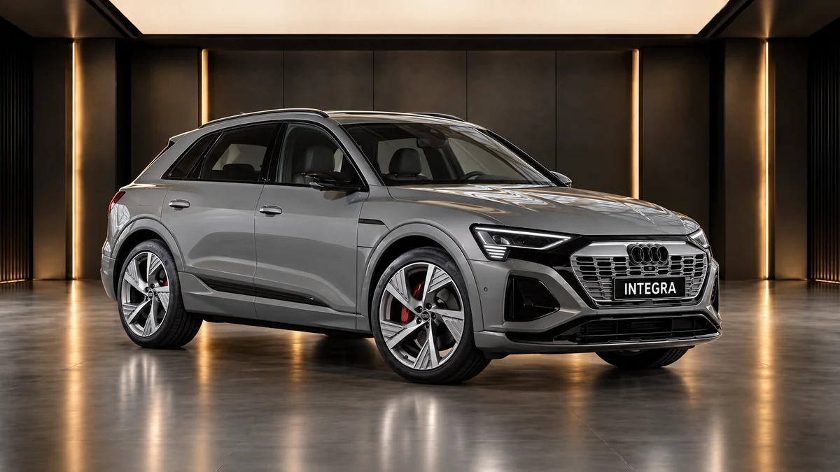 Студийная визуализация AUDI Q8 e-tron SUV 2024