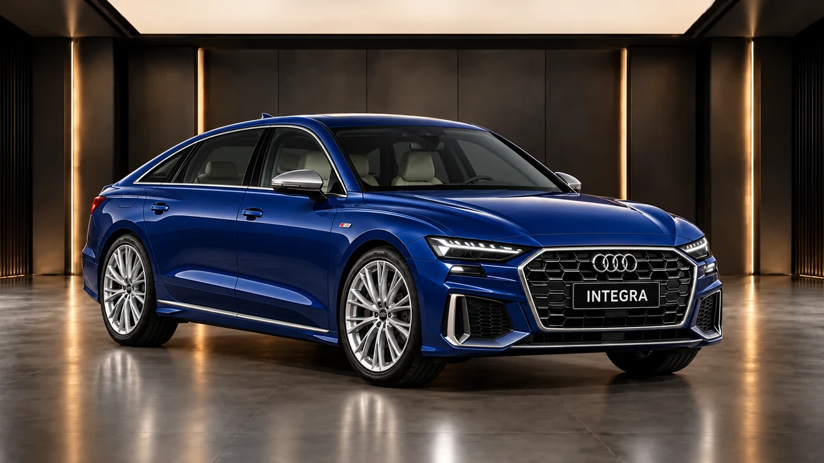 Студийная визуализация AUDI S8 2023