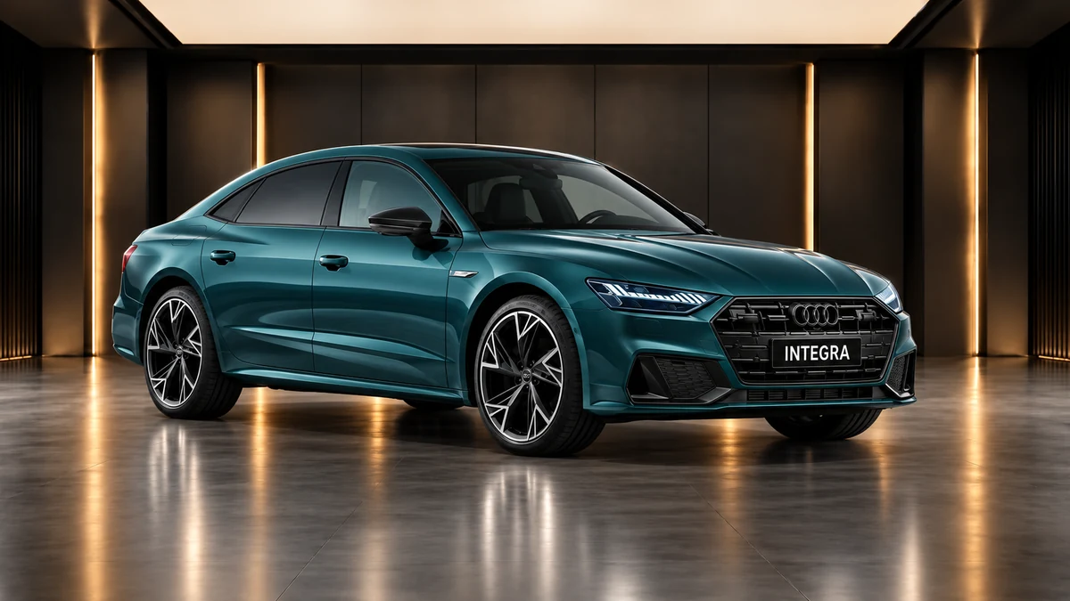 Студийная визуализация AUDI A7L 2022