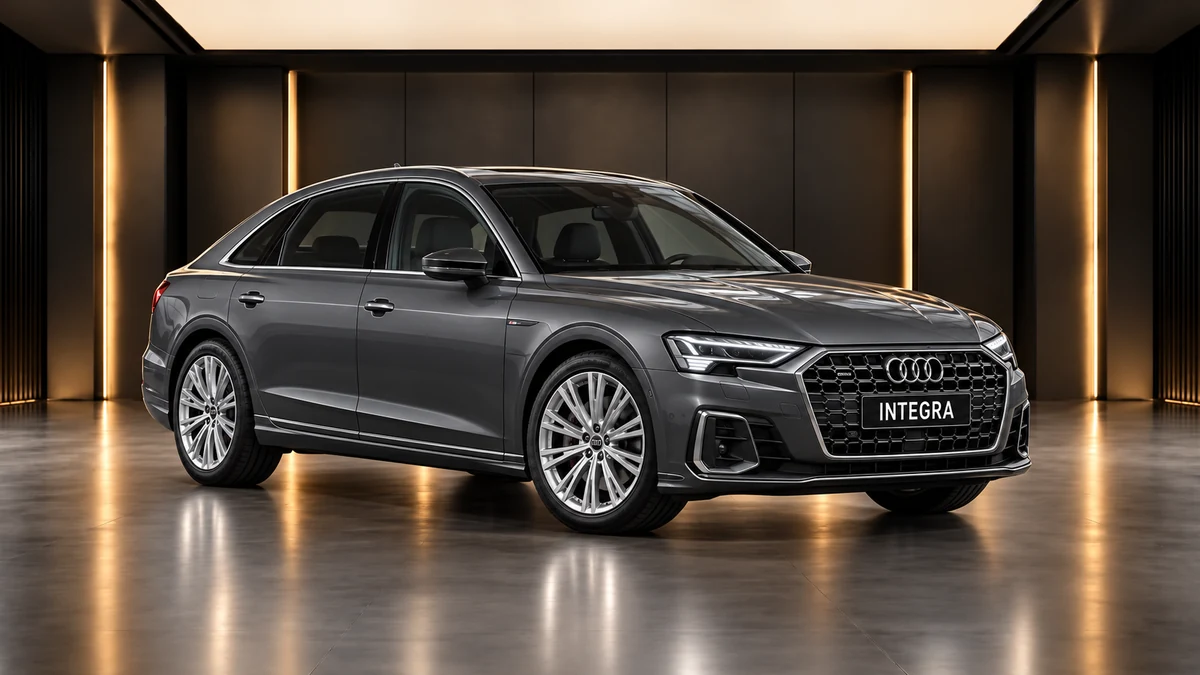 Студийная визуализация AUDI A8 2022