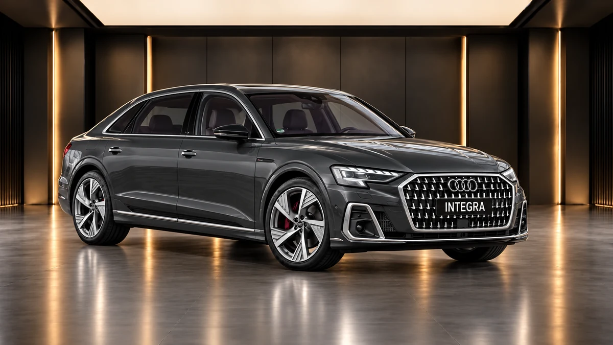 Студийная визуализация AUDI A8L 2022