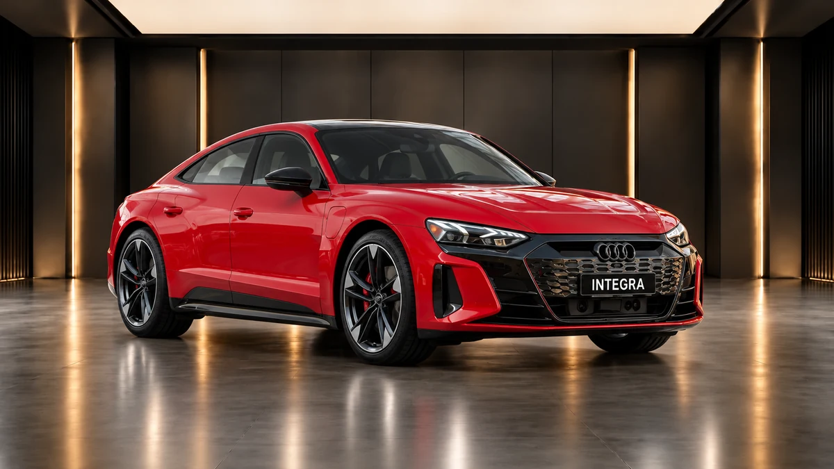 Студийная визуализация AUDI e-tron GT 2022