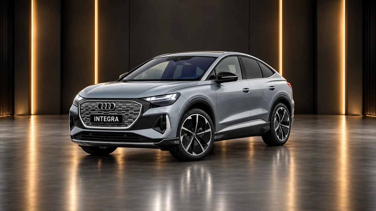 Студийная визуализация AUDI Q4 e-tron Sportback 2022