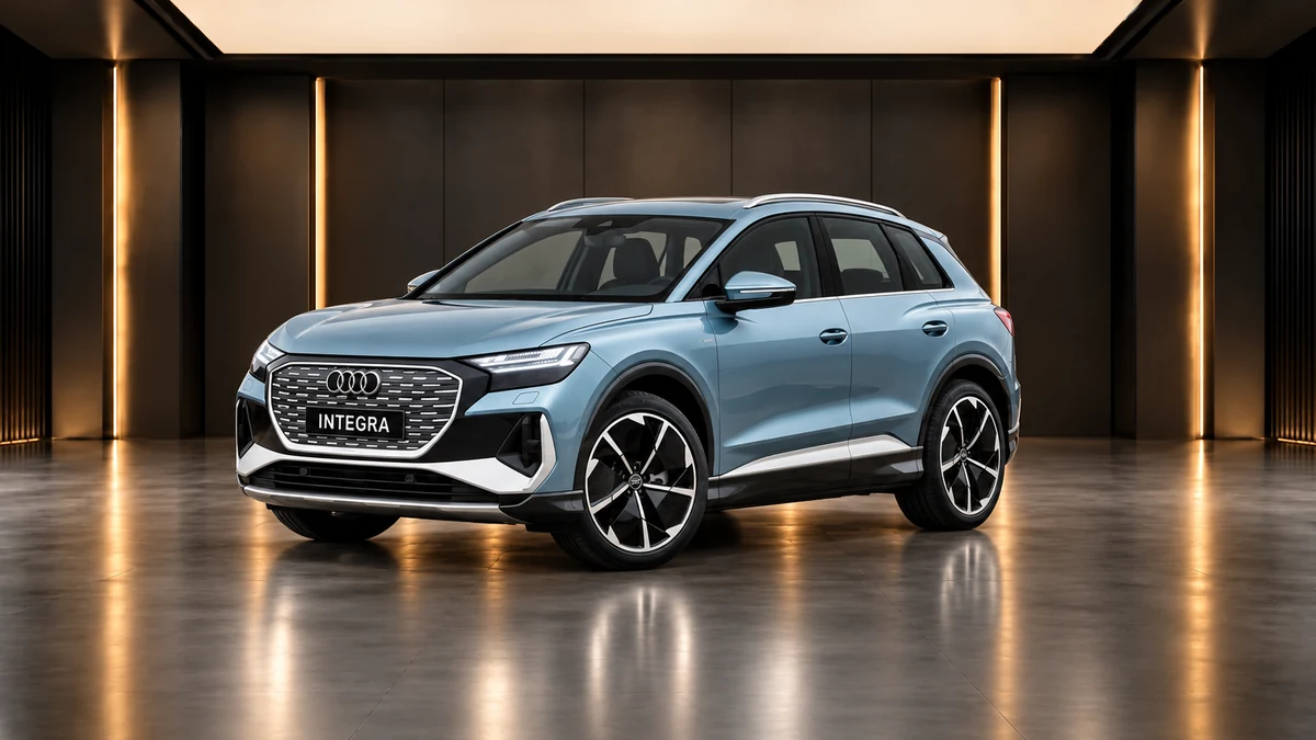 Студийная визуализация AUDI Q4 e-tron SUV 2022