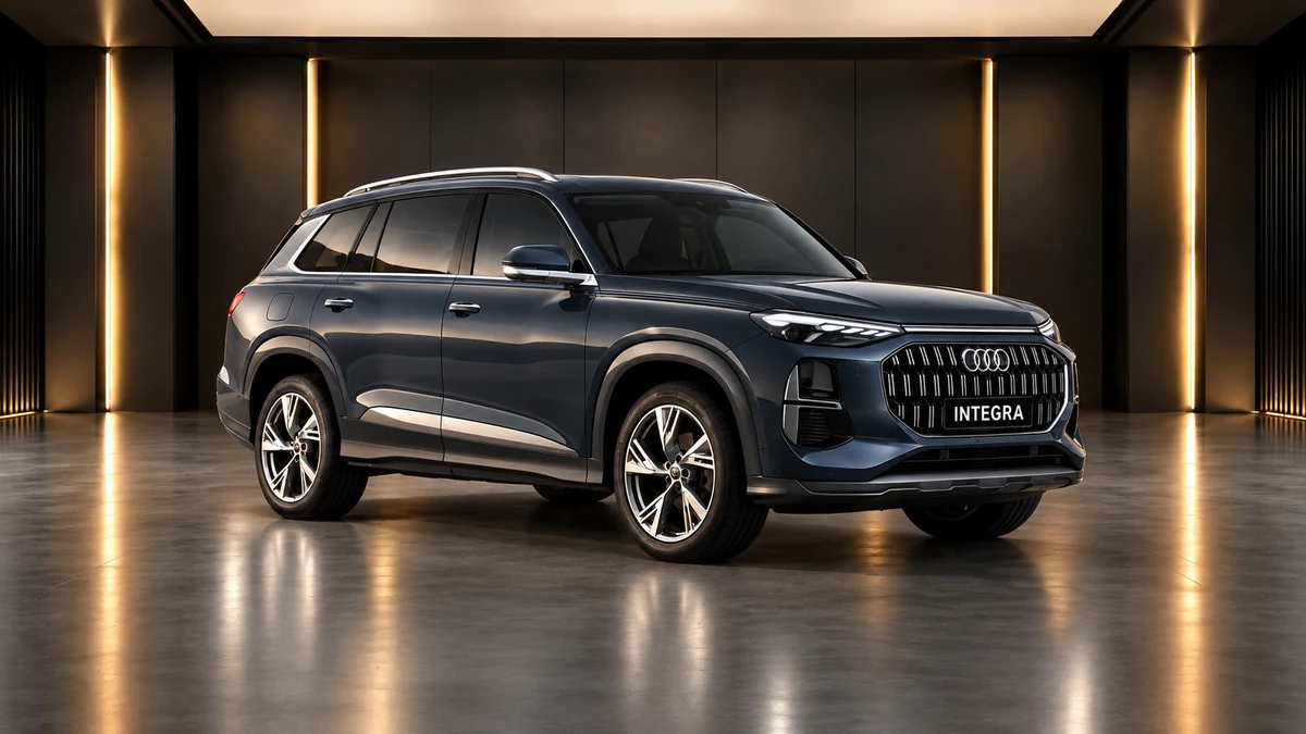 Студийная визуализация AUDI Q6 2022
