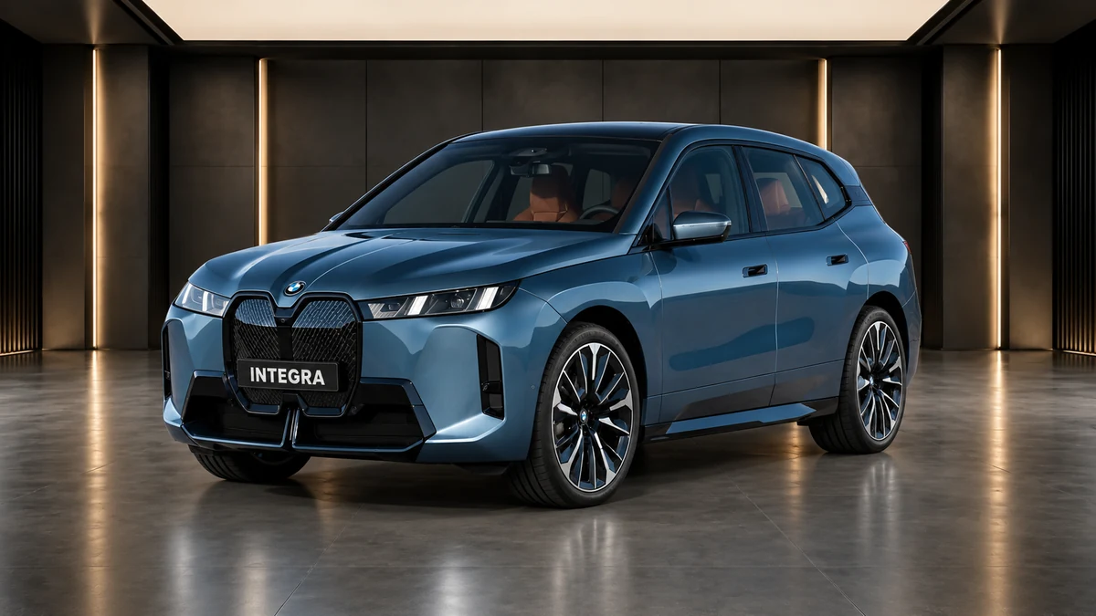 Студийная визуализация BMW iX 2026
