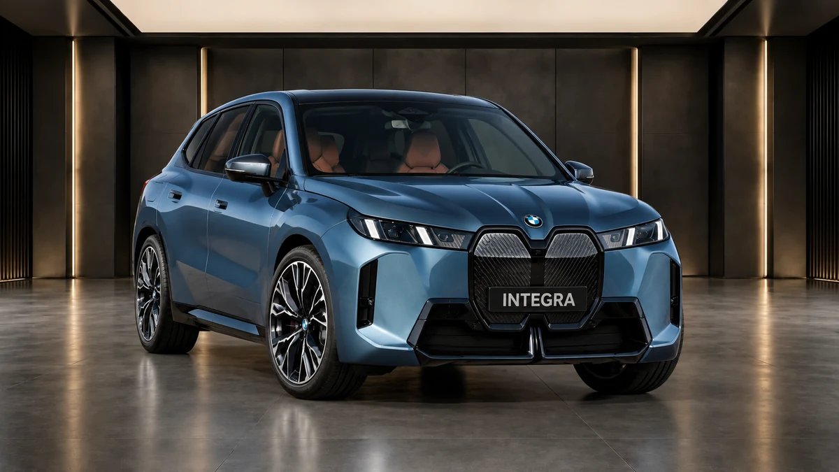 Студийная визуализация BMW iX 2026