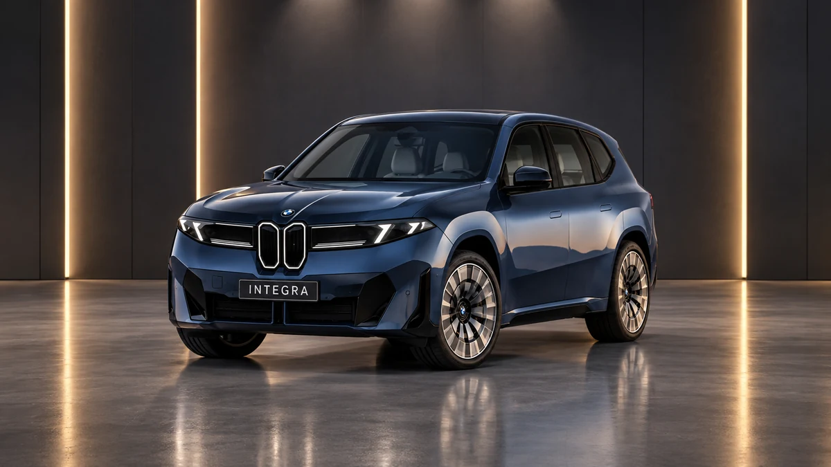 Студийная визуализация BMW iX3 2026
