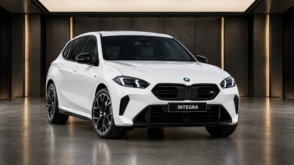Студийная визуализация BMW 1 Series Hatchback 2025