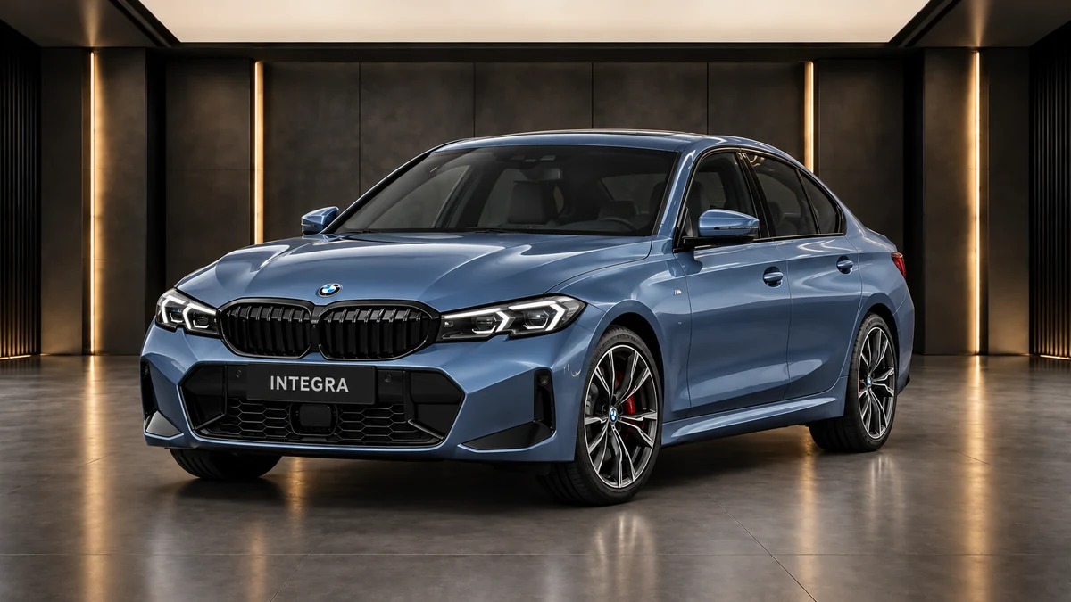 Студийная визуализация BMW 3 Series i Sedan 2025