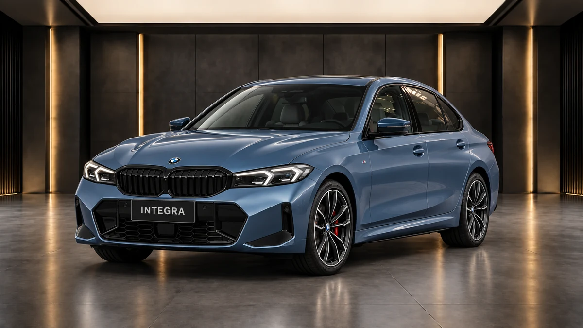 Студийная визуализация BMW 3 Series Li Sedan 2025