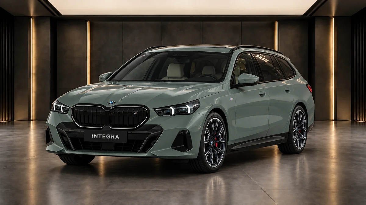 Студийная визуализация BMW 5 Series Touring 2025