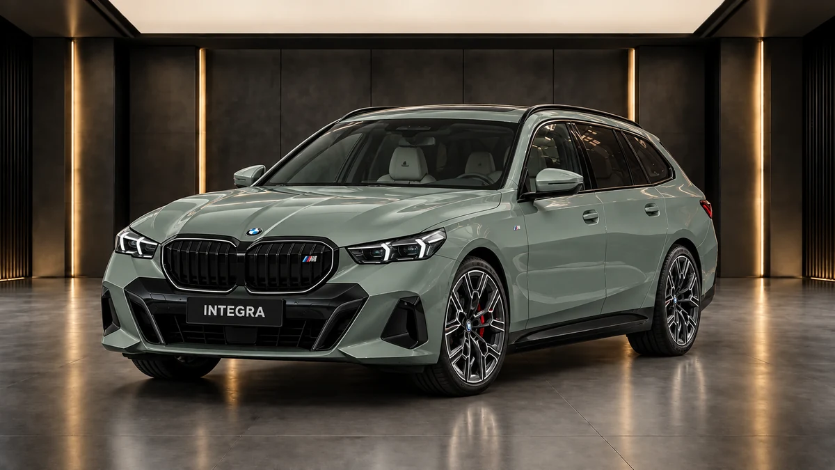 Студийная визуализация BMW 5 Series Touring 2025