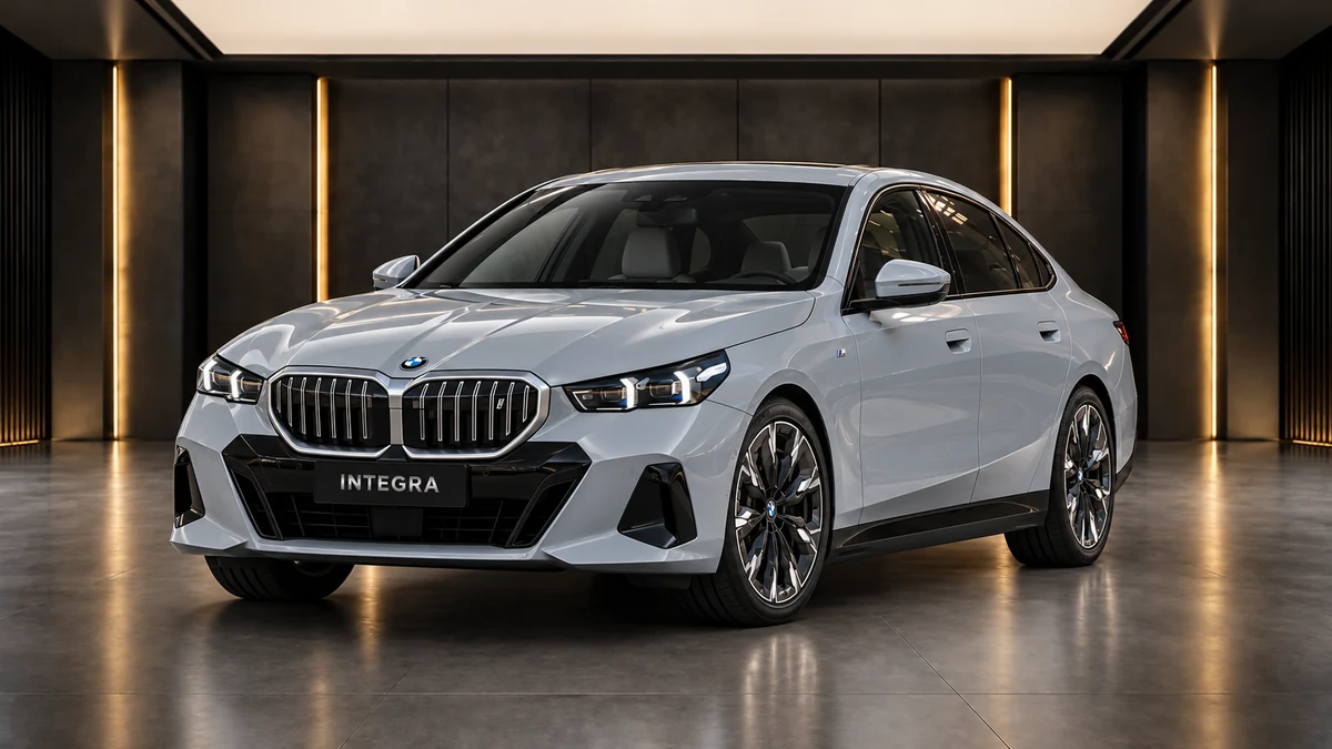 Студийная визуализация BMW 5 Series i Sedan 2024