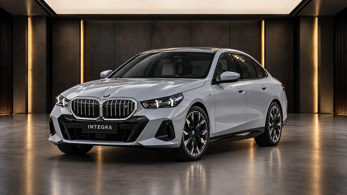 Студийная визуализация BMW 5 Series i Sedan 2024
