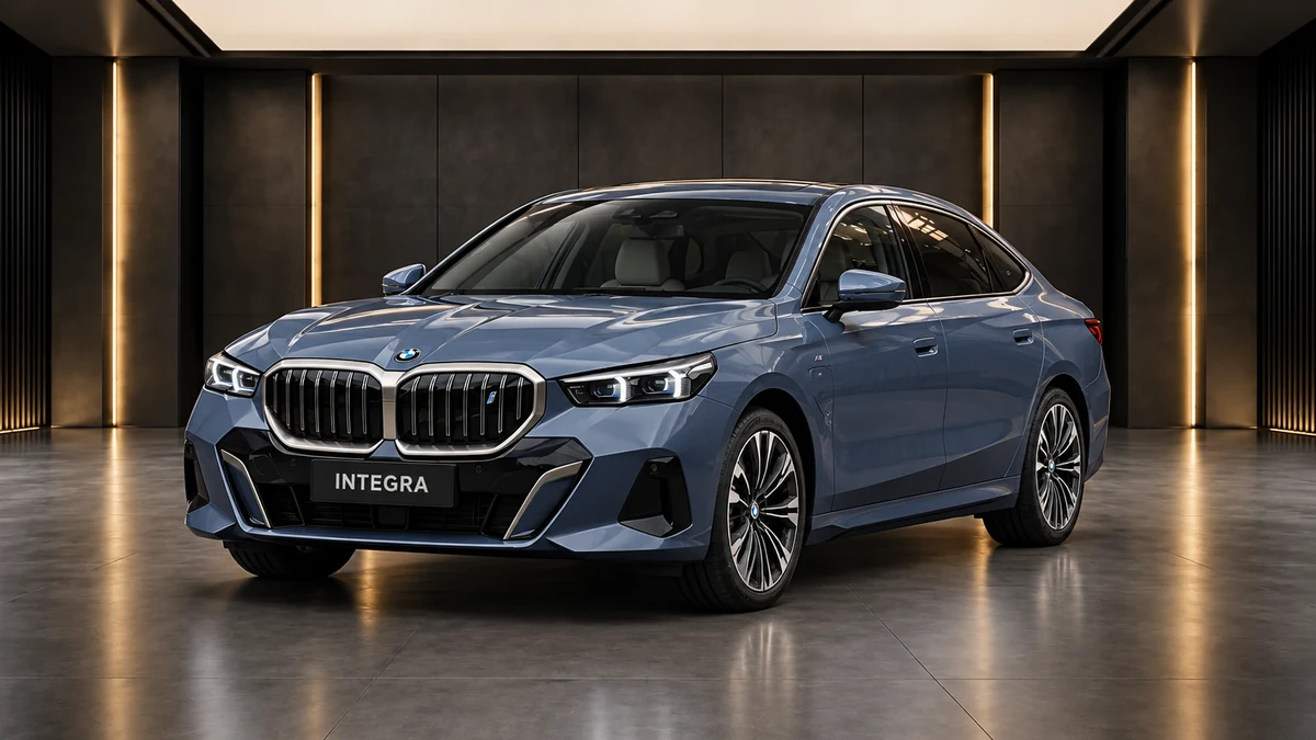 Студийная визуализация BMW 5 Series Li Sedan 2024