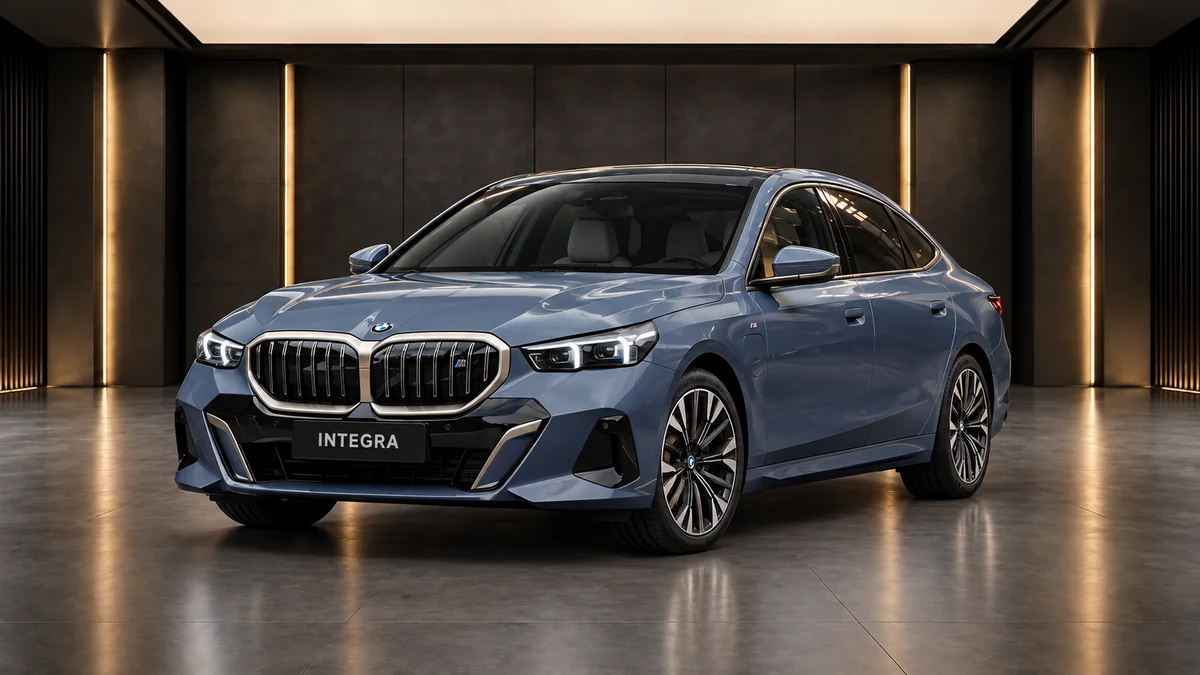 Студийная визуализация BMW 5 Series Li Sedan 2024