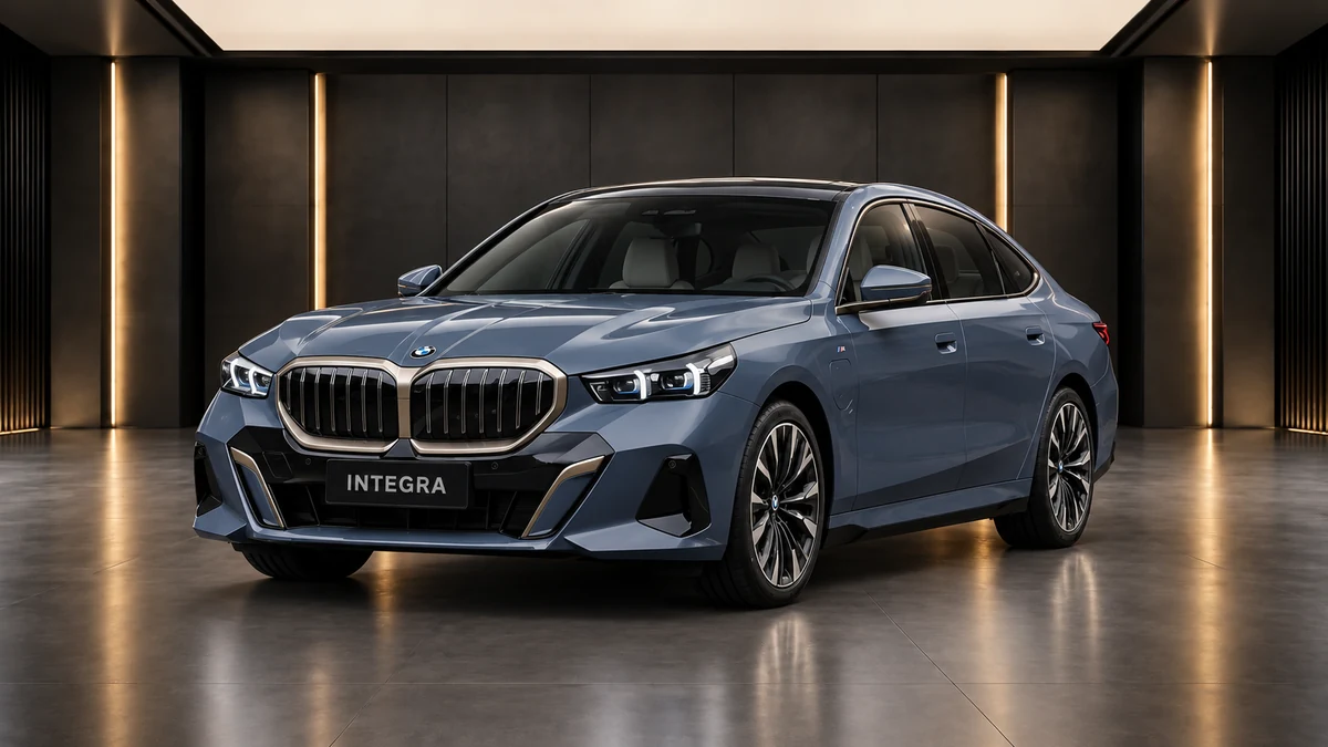 Студийная визуализация BMW i5 L Sedan 2024