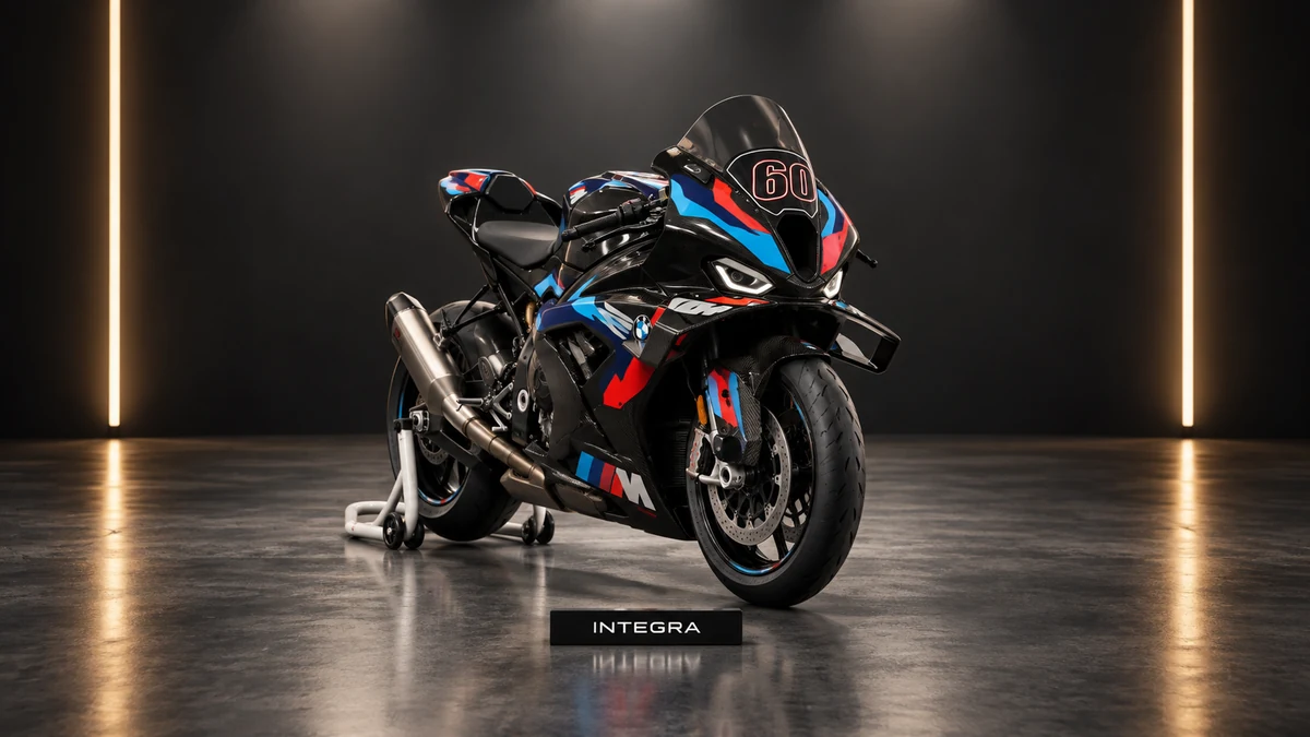 Студийная визуализация BMW Motorrad M 1000 RR 2023