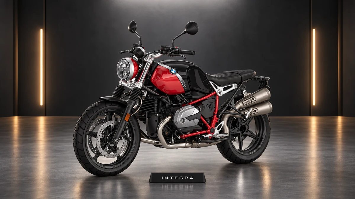 Студийная визуализация BMW Motorrad R nineT Scrambler 2021