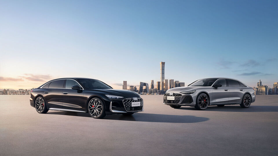 Audi A6L 2026: фото модельного ряда; комплектация и длина кузова могут отличаться