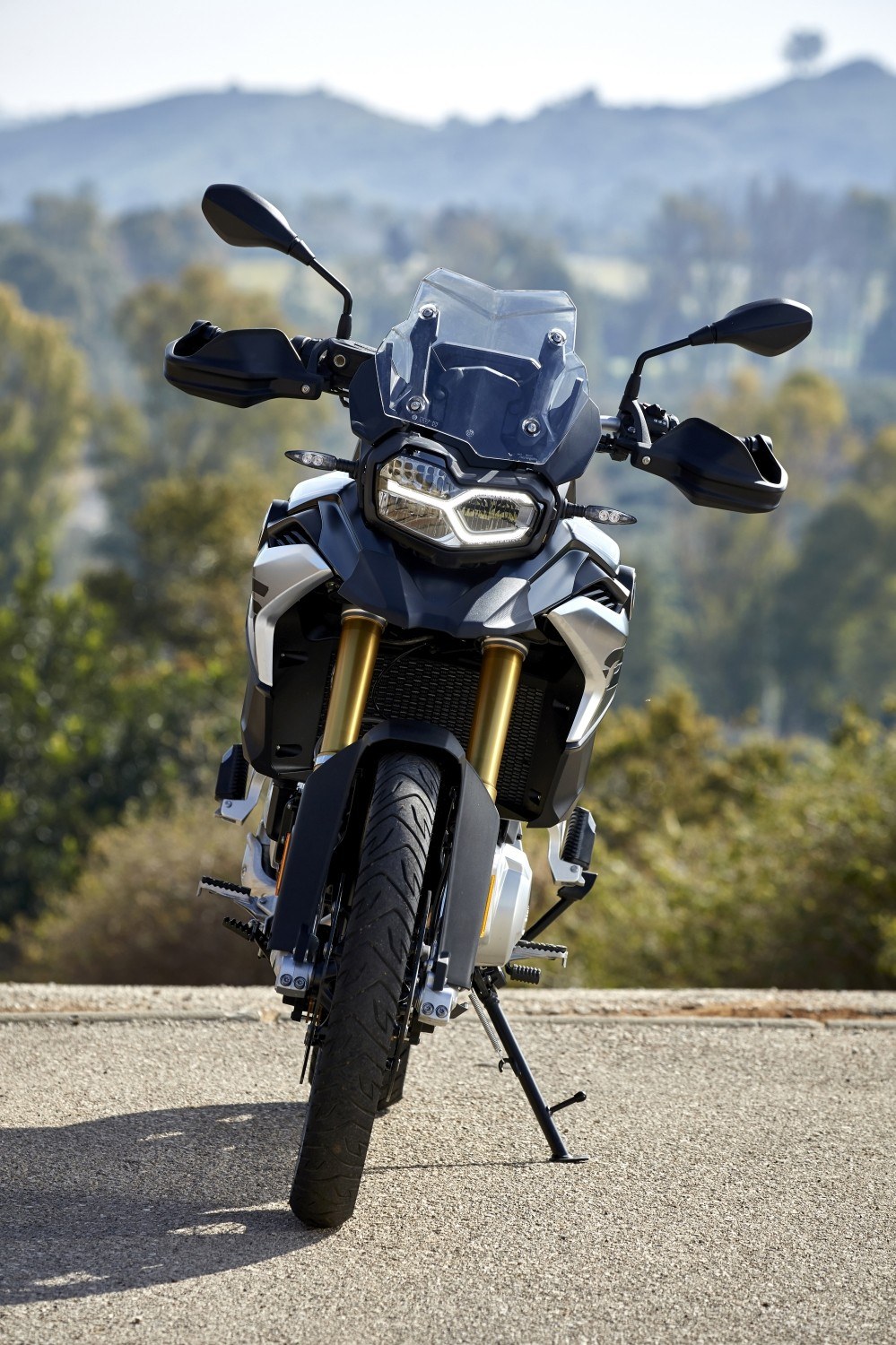 BMW Motorrad F 850 GS 2018 - вид спереди для выбора автомобильных лекал PPF