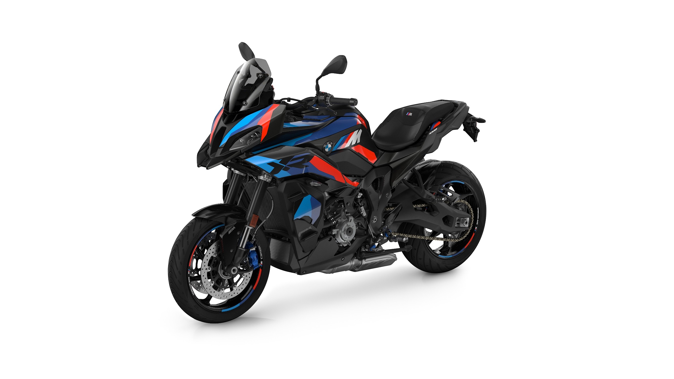 BMW Motorrad M 1000 XR 2024 - вид спереди для выбора автомобильных лекал PPF