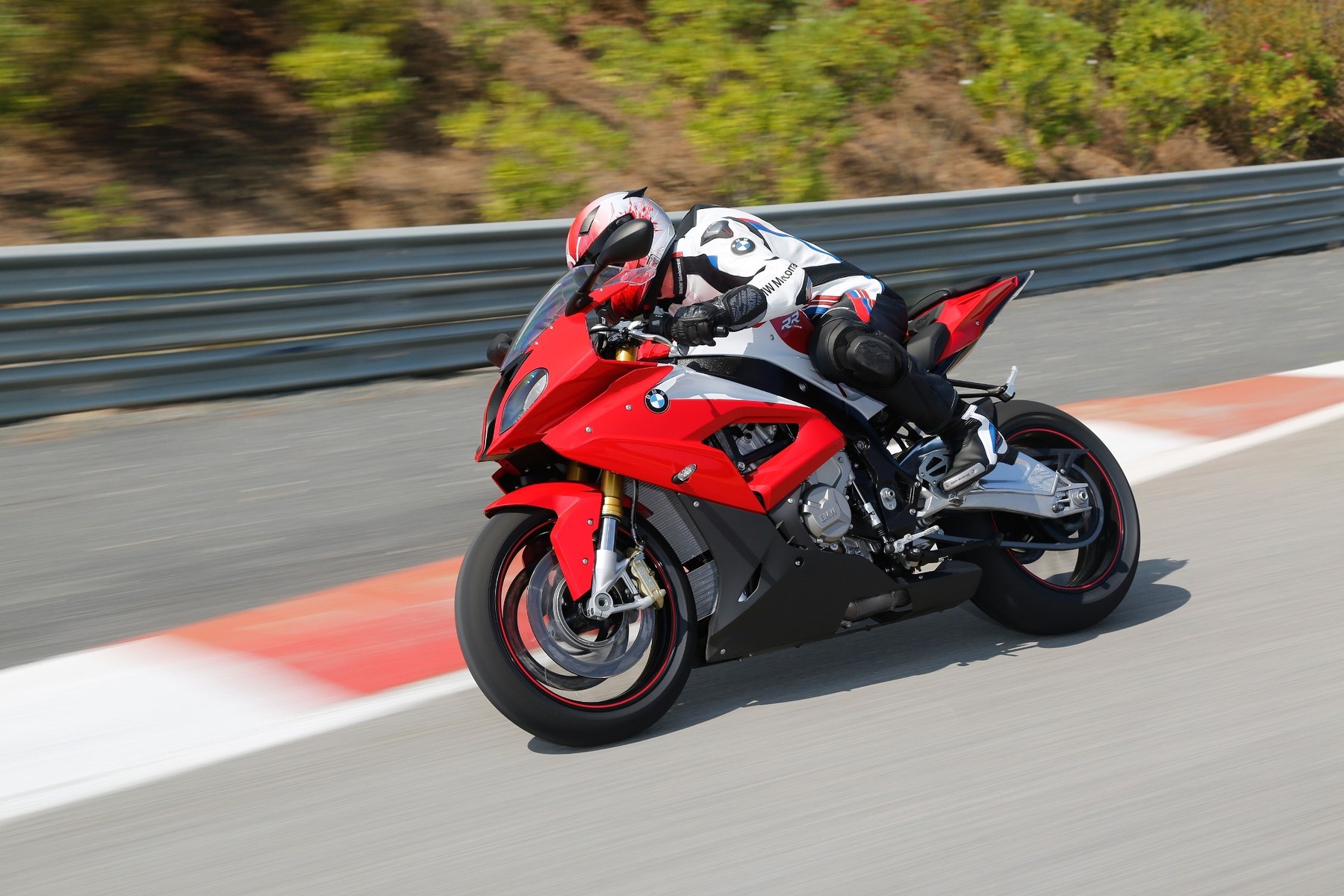 BMW Motorrad S 1000 RR 2014 - вид спереди для выбора автомобильных лекал PPF