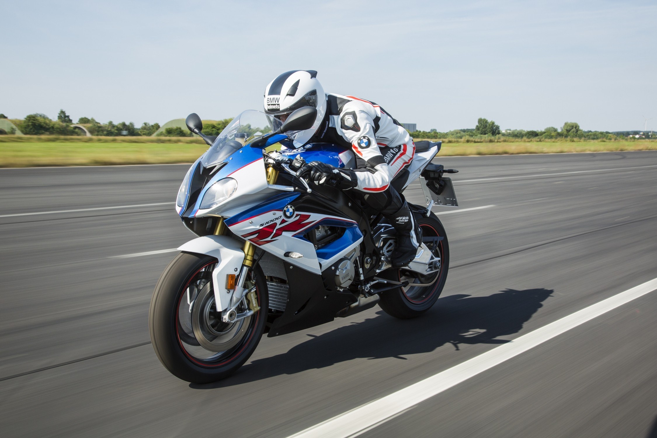 BMW Motorrad S 1000 RR 2017 - вид спереди для выбора автомобильных лекал PPF