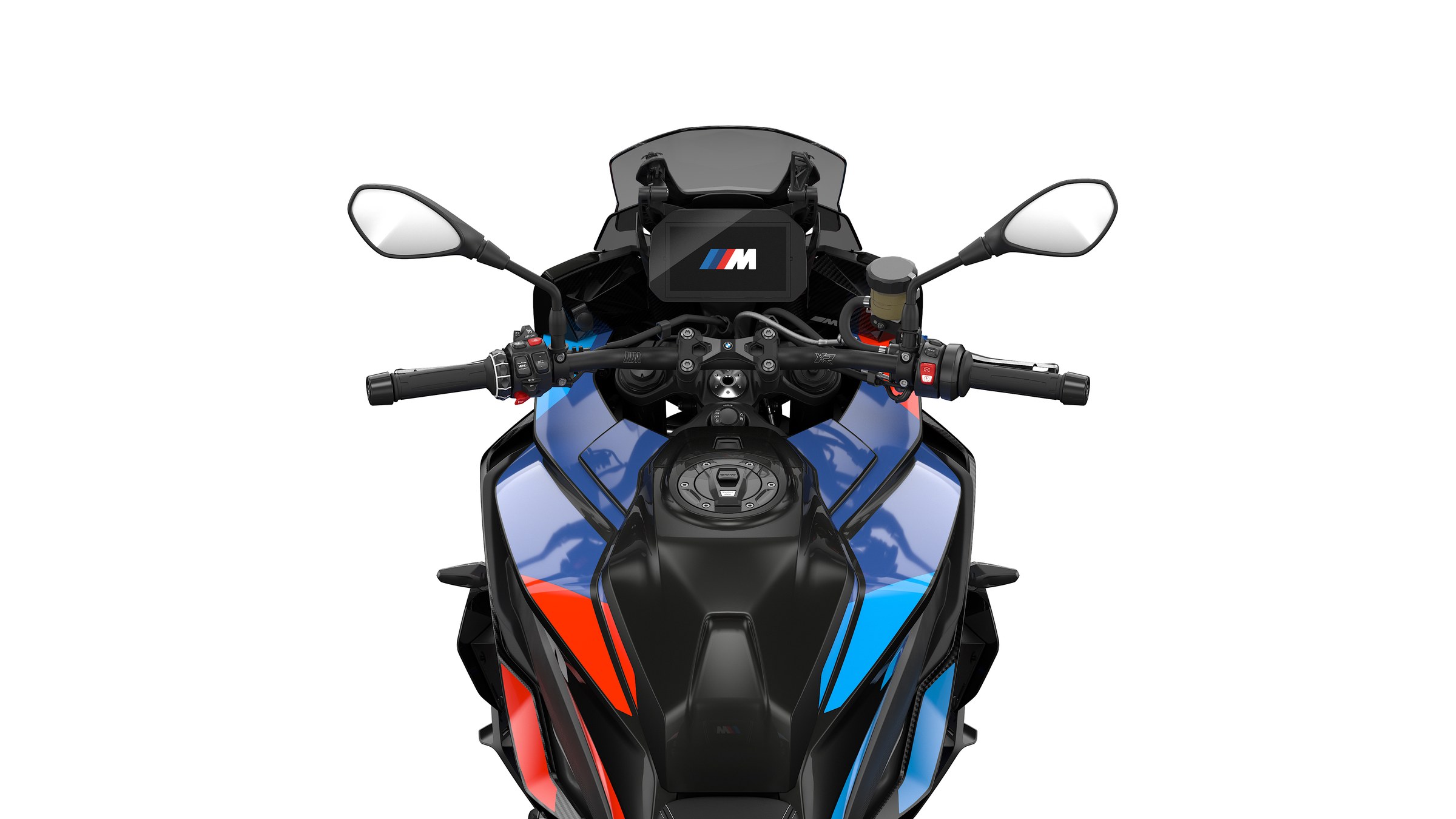 BMW Motorrad S 1000 XR 2023 - вид спереди для выбора автомобильных лекал PPF