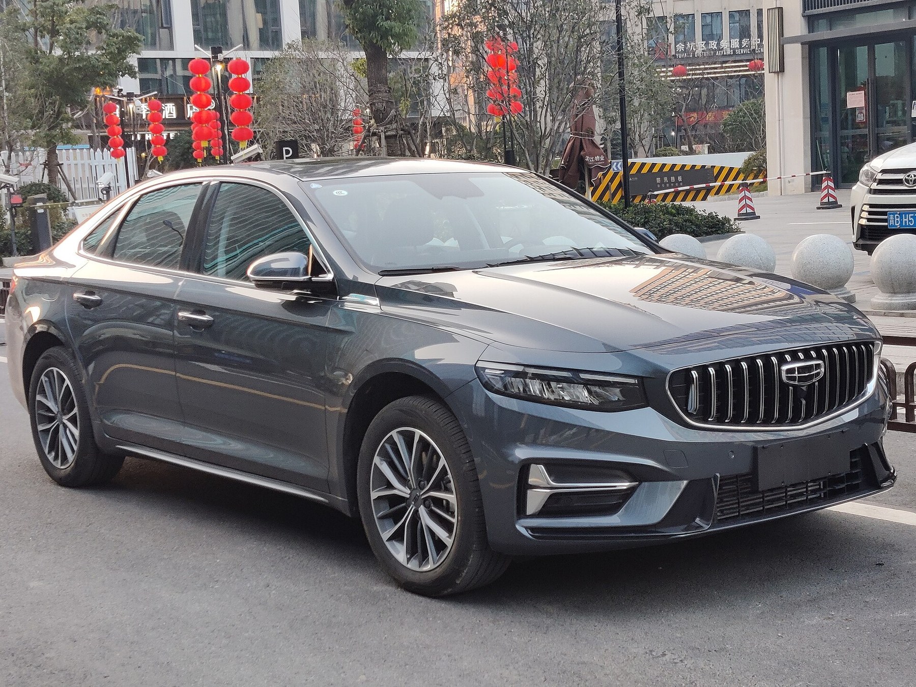 GEELY Preface 2026 - вид спереди для выбора лекал PPF автомобиля