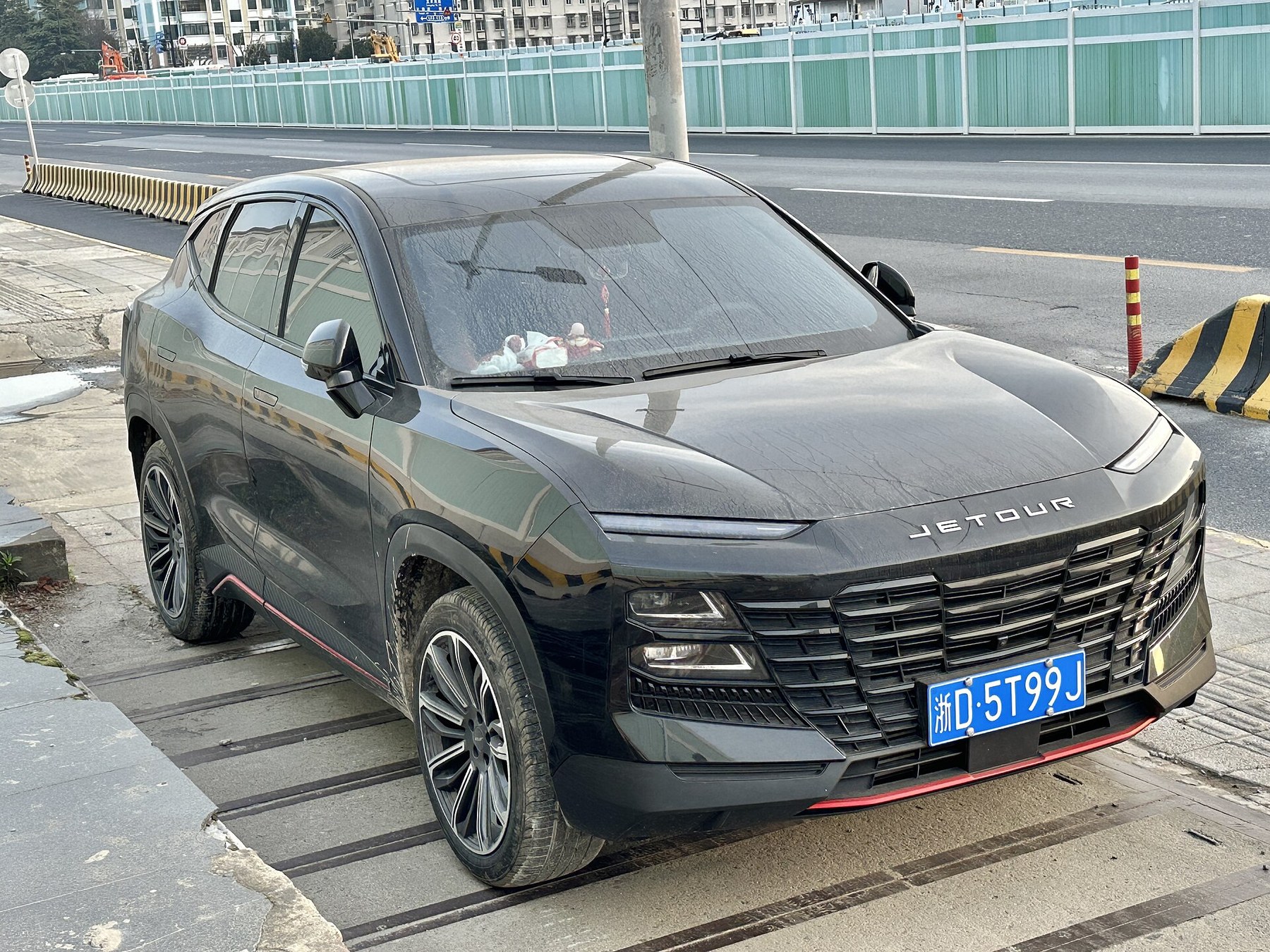 JETOUR Dashing 2025 - вид спереди для выбора лекал PPF автомобиля