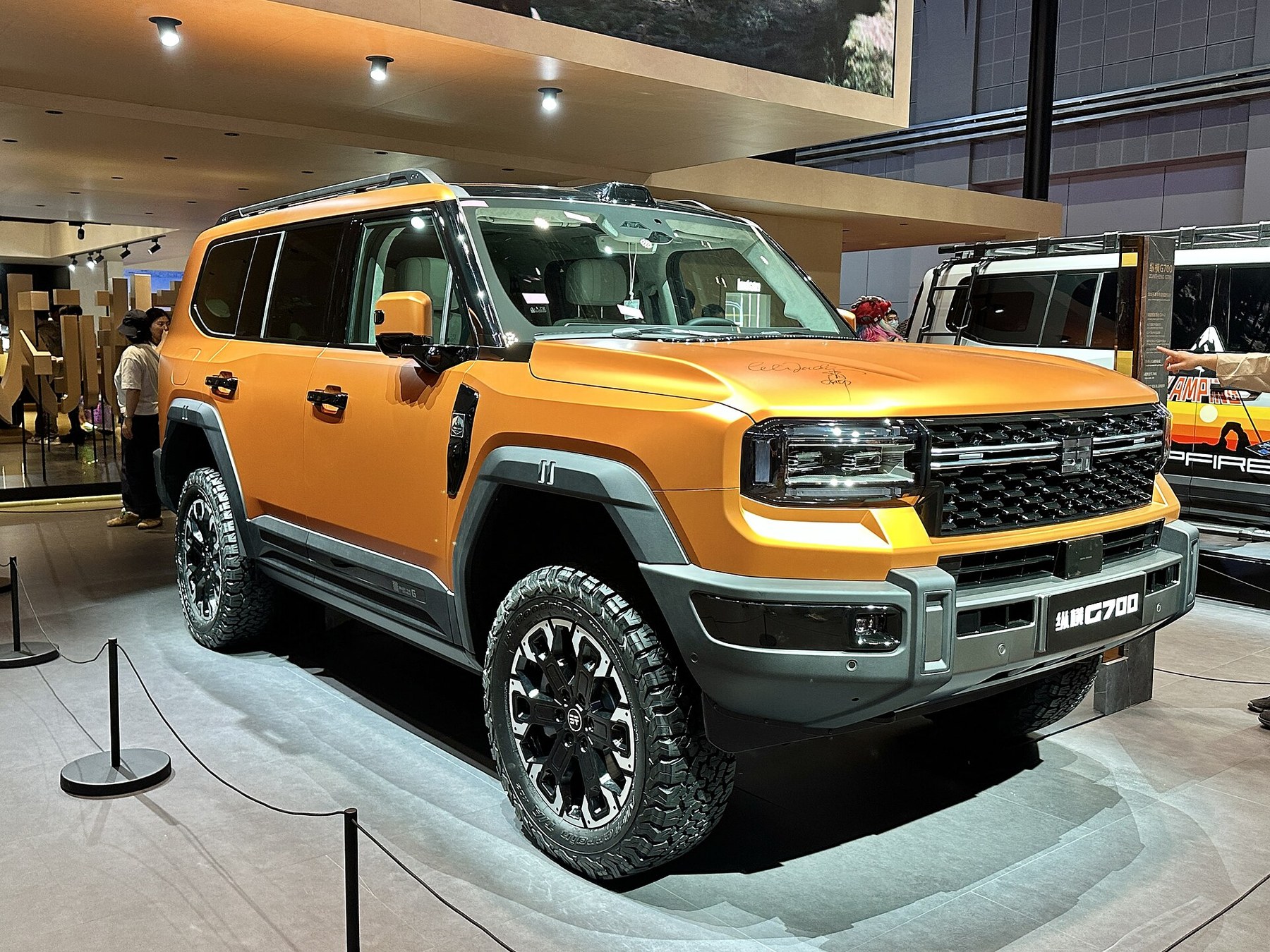 JETOUR G700 2025 - вид спереди для выбора лекал PPF автомобиля
