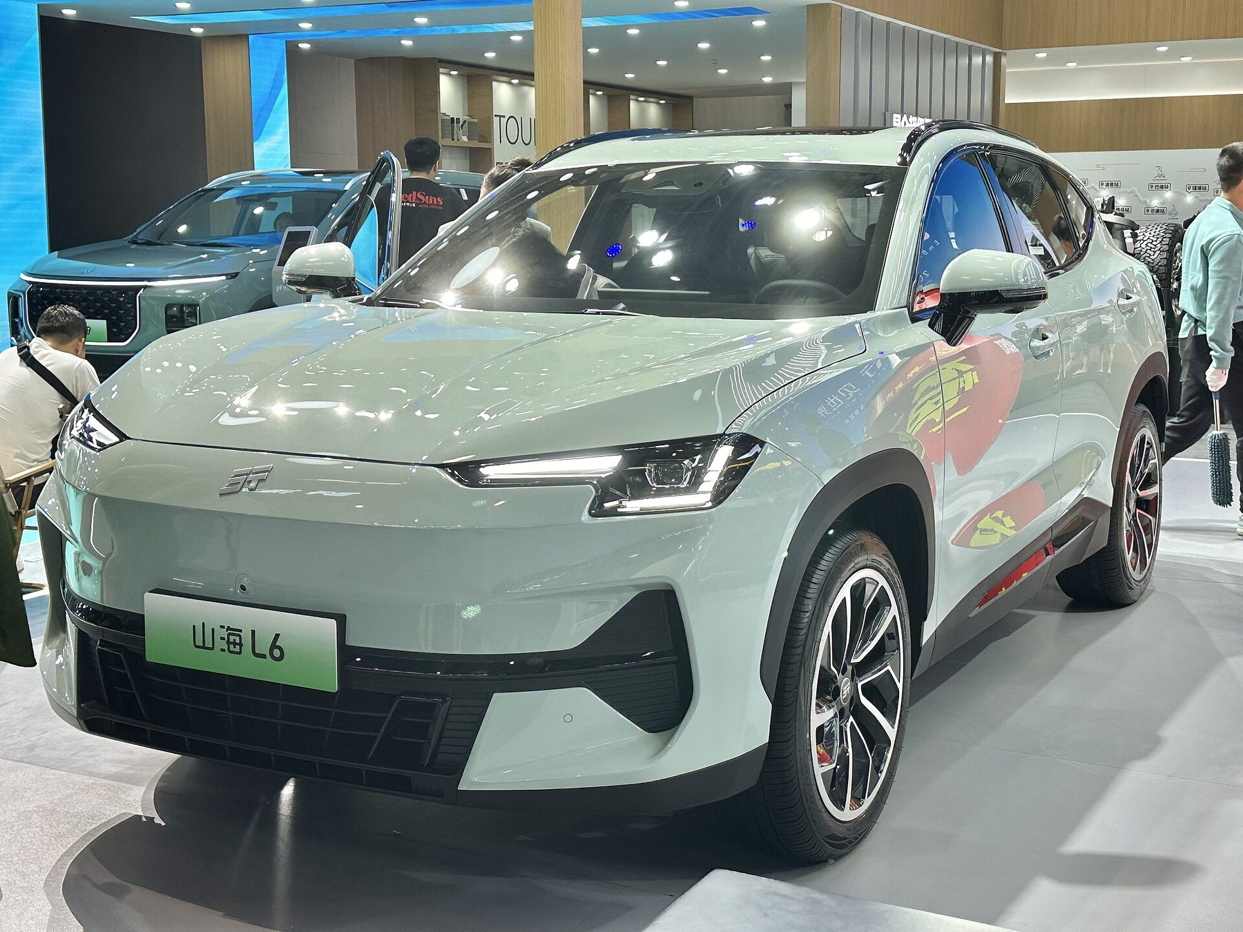 JETOUR Shanhai L6 2025 - вид спереди для выбора лекал PPF автомобиля
