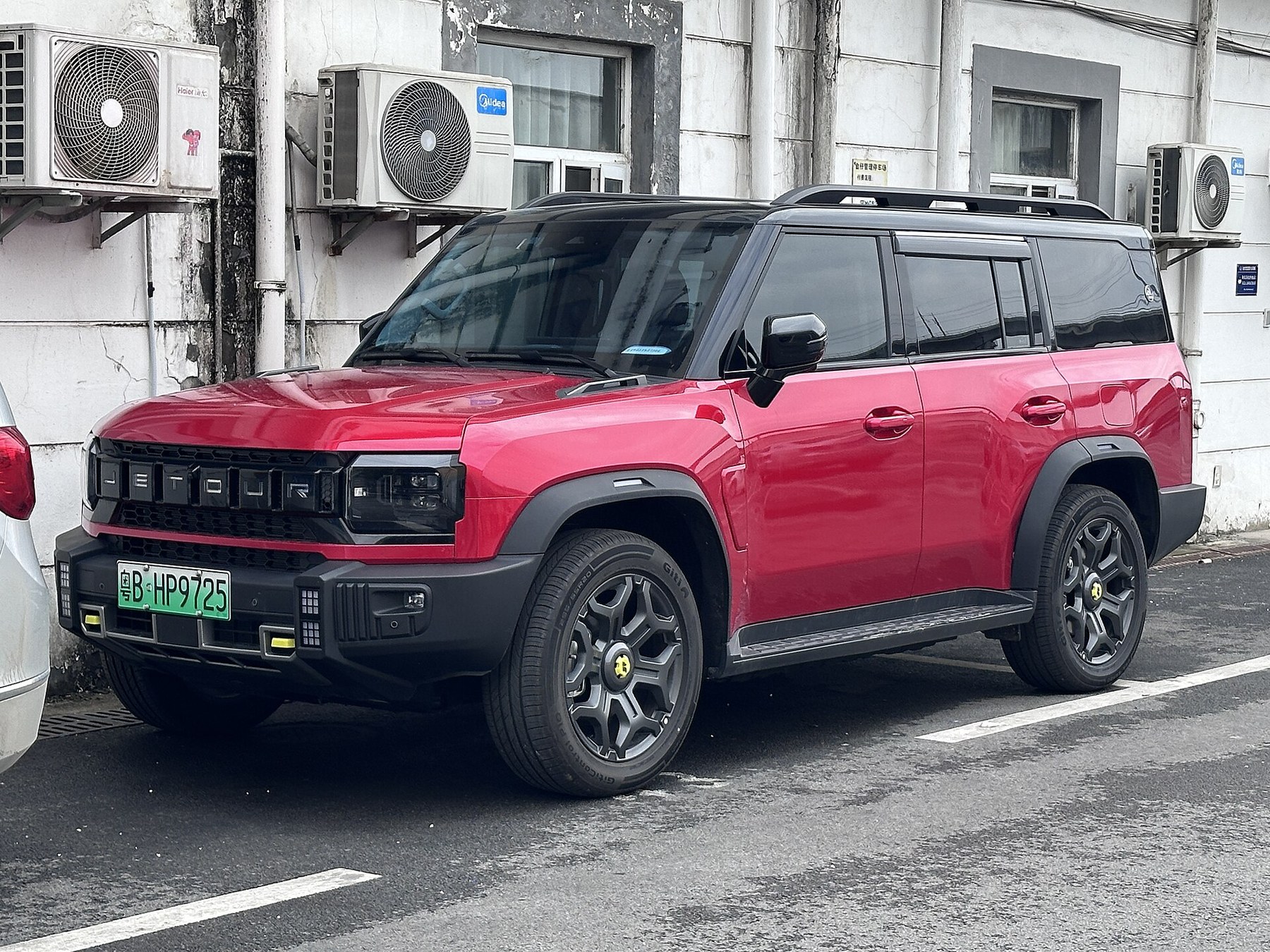 JETOUR T2 LWB 2025 - вид спереди для выбора лекал PPF автомобиля