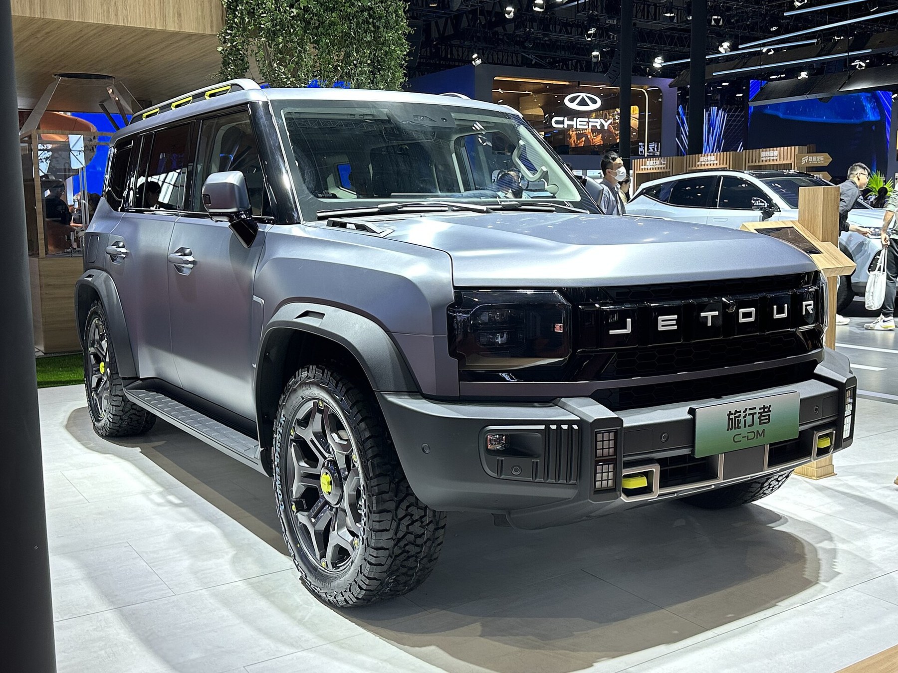 JETOUR T2 Standard Wheelbase 2023 - вид спереди для выбора лекал PPF автомобиля