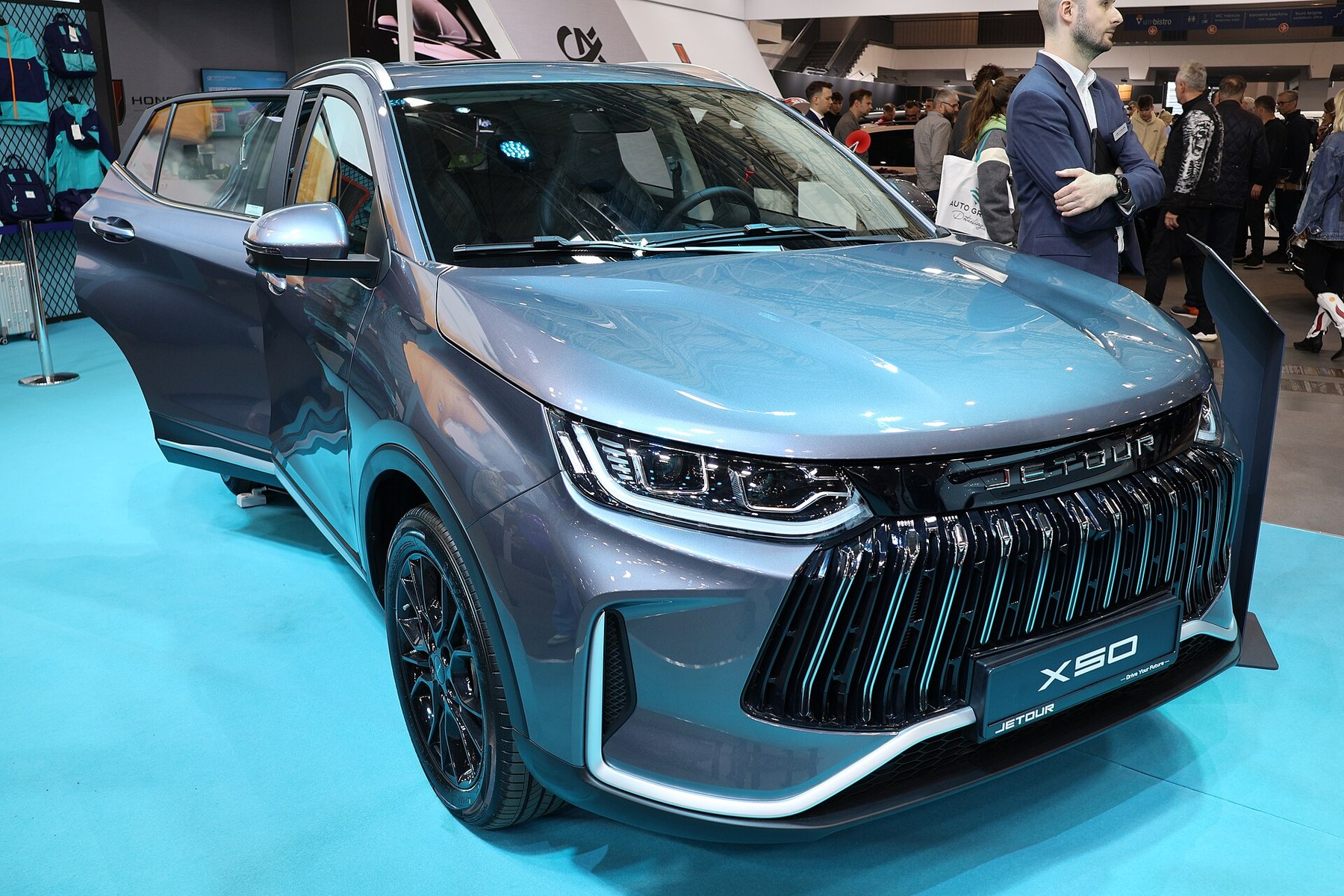 JETOUR X50 2025 - вид спереди для выбора лекал PPF автомобиля