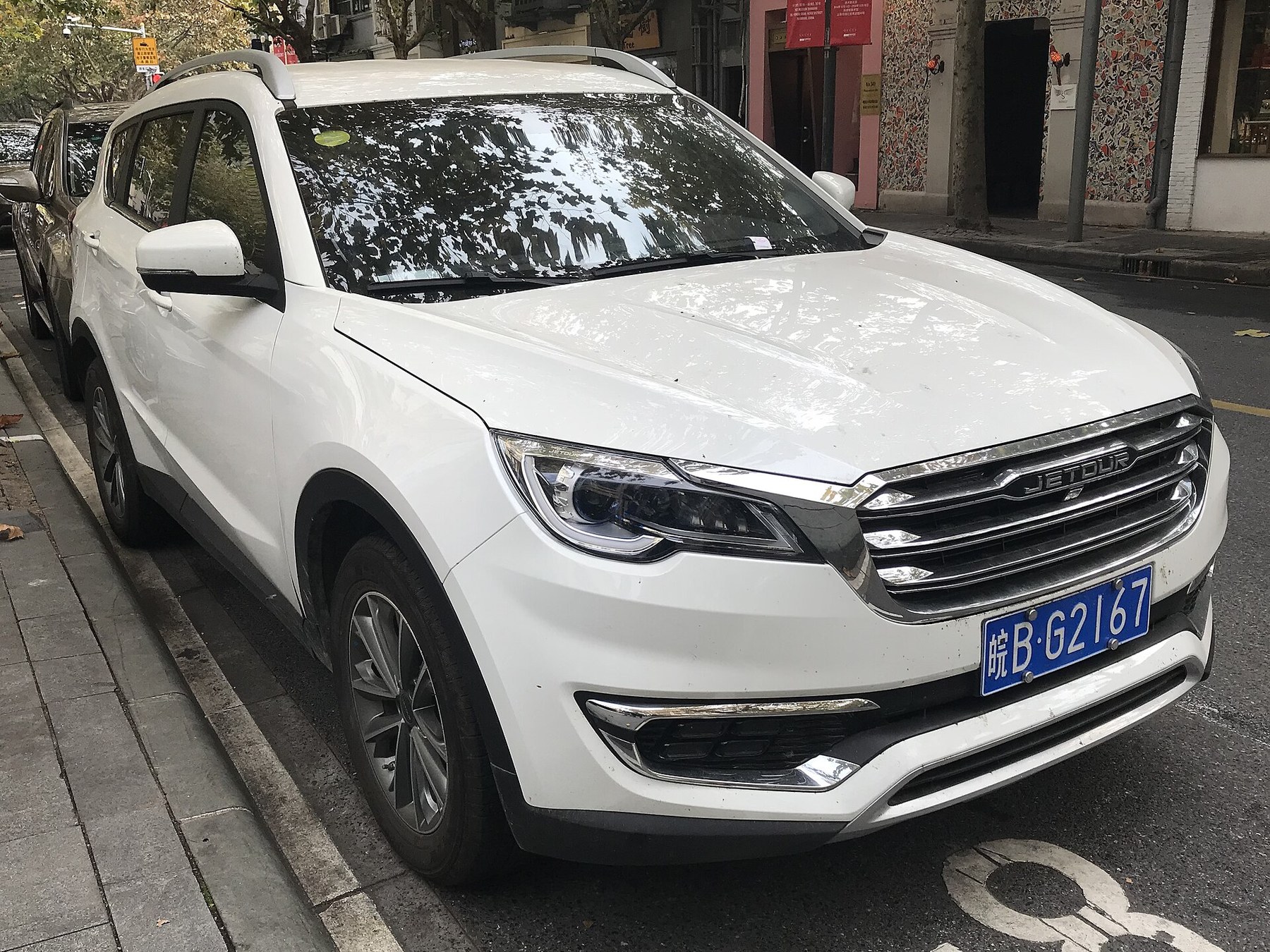 JETOUR X70 2023 - вид спереди для выбора лекал PPF автомобиля
