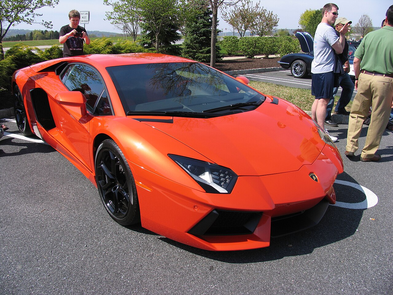 Фото автомобиля Lamborghini Aventador LP700-4 2013 для выбора лекал защитной PPF-плёнки