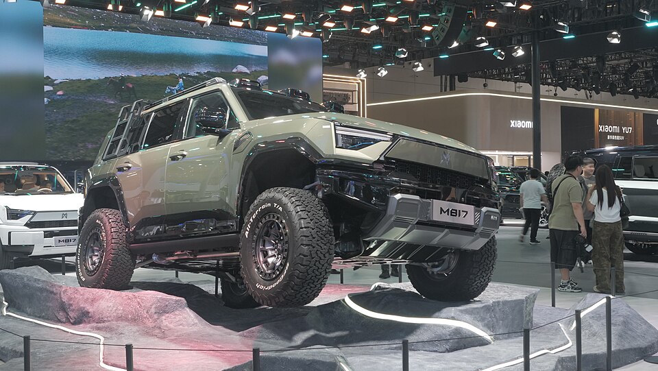 M-HERO 817 2025 - вид спереди для выбора автомобильных лекал PPF
