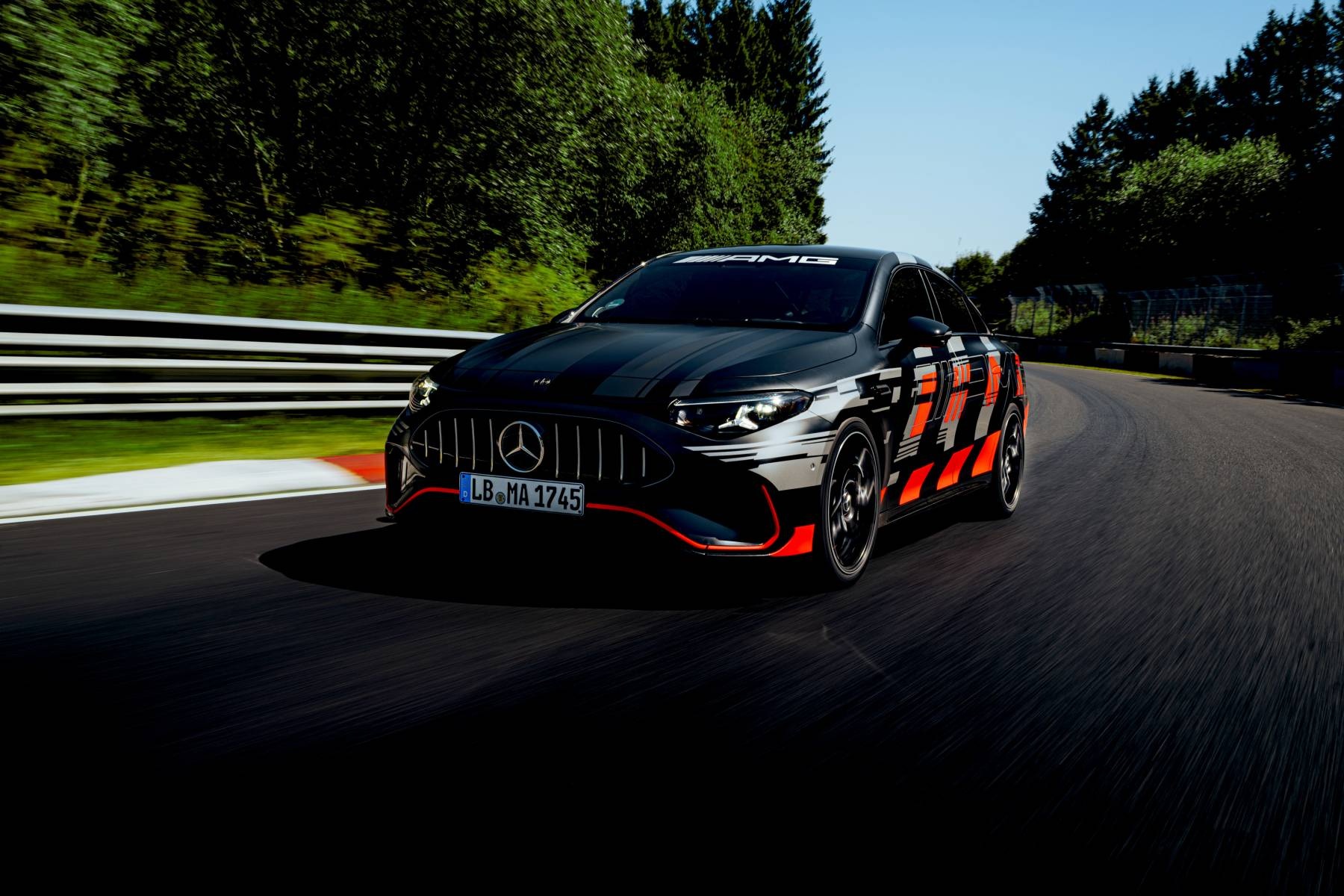 MERCEDES-BENZ AMG CLA 2026 - вид спереди для выбора лекал PPF автомобиля